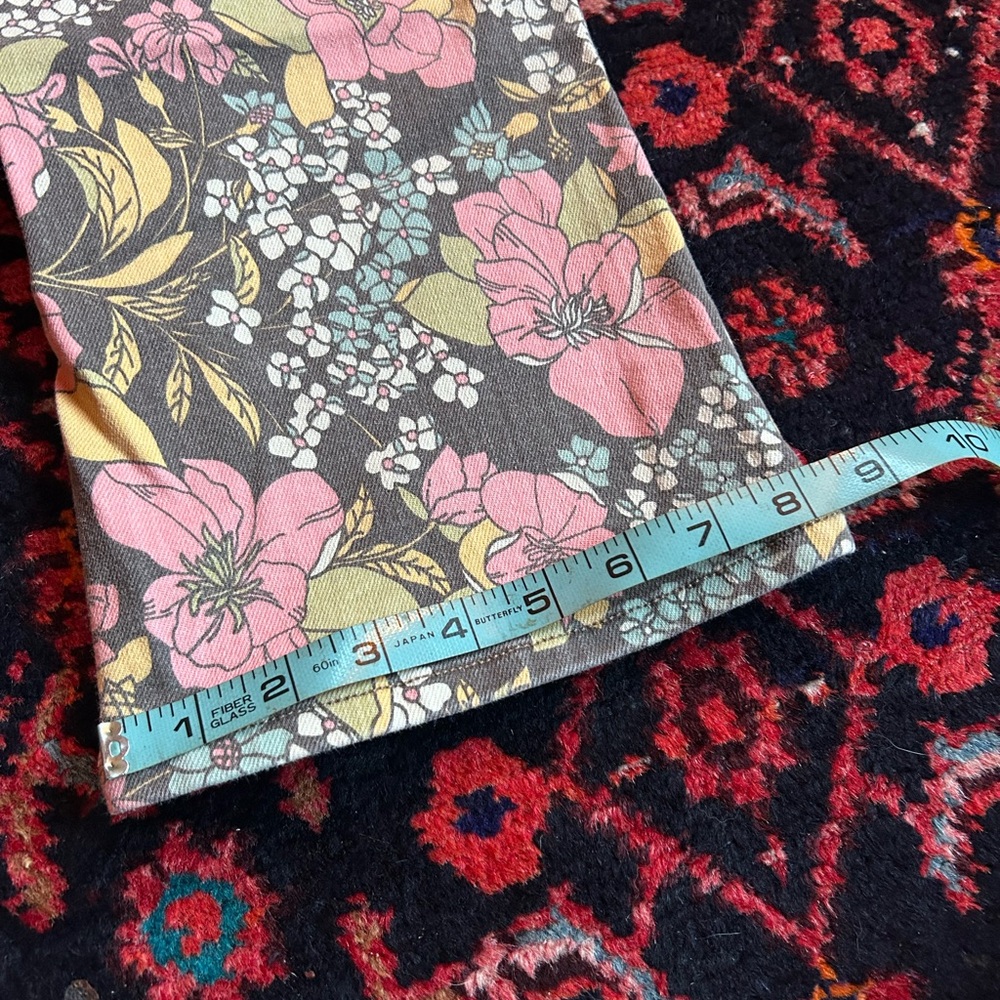 MOTHER | The Hustler Ankle | Cats and Dogs Floral | Sz 31 - Picture 9 of 10